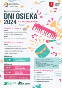 Plakat Dni Osieka 2024